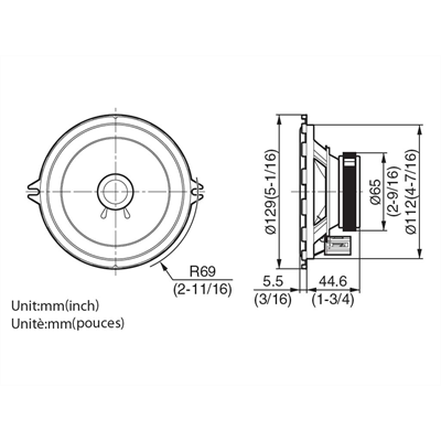 Колонки Kenwood KFC-E1362 498826 2010 г инфо 13168g.