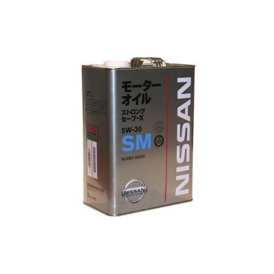 Моторное масло NISSAN STRONG SAVE X SM 5w-30 (4л) 2010 г инфо 442h.