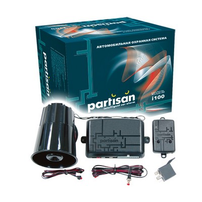 Автомобильная охранная система PARTISAN i100 2010 г инфо 915h.